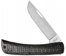 Case XX Sod Buster Jr. Pocket Knife - Black Synthetic Handle, Stainless Steel Blade - NIB
