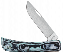 Case xx Knives Sod Buster Jr Seafoam Green Burl G-10 66384 S35VN Steel Knife