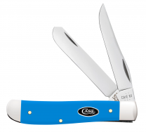Case xx Knives Mini Trapper Light Blue Synthetic 68901 Stainless Pocket Knife