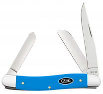 Case xx Knives Medium Stockman Light Blue Synthetic 68906 Stainless Pocket Knife