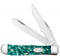 Case xx Knives Trapper Green Sparxx Kirinite 71380 Stainless Steel Pocket Knife