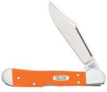 Case xx Knives Mini Copperlock Orange Synthetic 80515 Stainless Pocket Knife