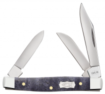 Case xx Knives Small Stockman Purple Curly Maple 80547 Stainless Pocket Knife