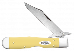 Case xx Knives Cheetah Cub Yellow Synthetic 81086 Stainless Pocket Knife