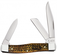 Case xx Knives Medium Stockman Golden Pinecone 81801 Stainless Pocket Knife