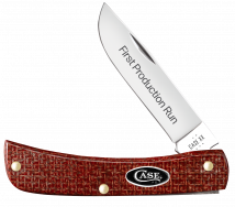 Case xx Knives Sod Buster Jr 1st Run Red Micarta 82273 Carbon Steel 1/250 Knife