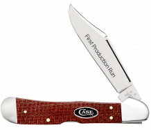 Case xx Knives Copperlock 1st Run Red Micarta 82276 Carbon Steel 1/250 Knife