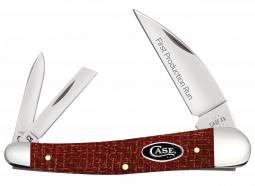 Case xx Knives Seahorse Whittler 1st Run Red Micarta 82277 Carbon 1/250 Knife