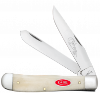 Case xx Knives Trapper 1st Run Natural Bone 84020 Stainless 1/250 Pocket Knife