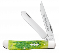 Case xx Knives Mini Trapper 1st Run Jig Green Apple 87861 Stainless 1/250 Knife