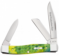 Case xx Knives Stockman 1st Run Green Apple 87862 Stainless 1/250 Pocket Knife
