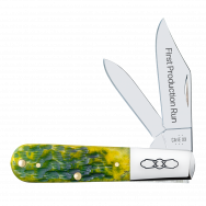 Case xx Knives Barlow 1st Run Jigged Green Apple 87866 Stainless 1/250 Knife
