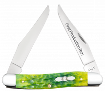 Case xx Knives Muskrat 1st Run Jigged Green Apple 87868 Stainless 1/250 Knife