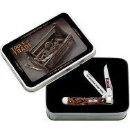 Case xx Knives Trapper Tools of the Trade Chestnut Bone AWTC54TT Pocket Knife