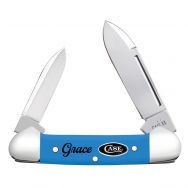 Case xx Knives Butterbean Grace Light Blue Synthetic Stainless Knife