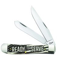 Case xx Knives Trapper Ready to Serve Natural Bone AWTC54RD Pocket Knife