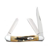 Case xx Knives Medium Stockman Covered Bridge BoneStag Stainless Pocket Knife