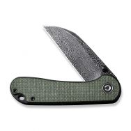 Civivi Knives Elementum Liner Lock C18062AF-DS1 Micarta Damascus Pocket Knife