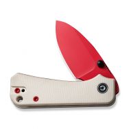 Civivi Knives Baby Banter C19068S-7 Red Nitro-V White G10 Pocket Knife