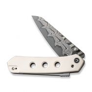 Civivi Knives Vision FG Superlock C22036-DS1 White G-10 Damascus Pocket Knife