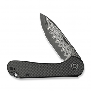 Civivi Knives Elementum Slip-joint C18062AJ-DS1 Carbon Fiber Damascus Knife