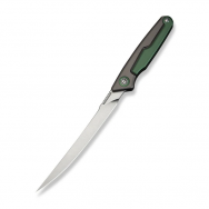 Civivi Knives Shawka Folding Fillet C22029B-3 Green Aluminum 14C28N Steel Knife