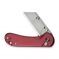 Civivi Knives Elementum Utility C23039B-5 Burgundy Aluminum 6Cr13 Steel Knife
