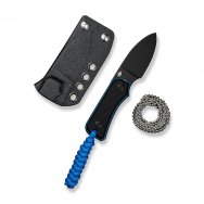 Civivi Knives Baby Banter Fixed Blade C23045-1 Black Blue G10 NitroV Steel Knife