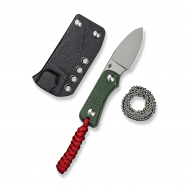 Civivi Knives Baby Banter Fixed Blade C23045-2 Green Micarta Nitro-V Steel Knife