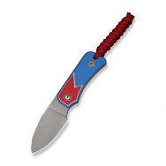 Civivi Knives Baby Banter Fixed Blade C23045A-1 Red White Blue G10 Nitro-V Knife