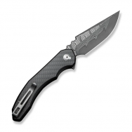 Civivi Knives Bluetick C23050-DS2 Twill Carbon Fiber Damascus Steel Knife