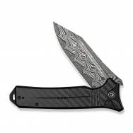 Civivi Knives Neurohaptic Button Lock C23080-DS1 Carbon Fiber Damascus Knife