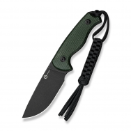 Civivi Knives Timberbark Fixed Blade C23094-3 Green Micarta 14C28N Steel Knife