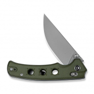 Civivi Knives Noctis Crossbar Lock C24020C-3 Green Micarta Nitro-V Steel Knife