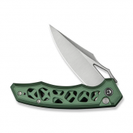 Civivi Knives Anaaki Button Lock C24039-3 Green Aluminum Nitro-V Steel Knife