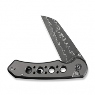 Civivi Knives Pragma Prime C24067-DS1 Gray Aluminum Damascus Steel Knife