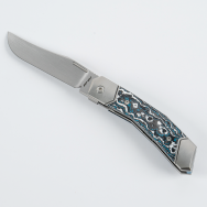 Jack Wolf Knives Bionic Jack Frost Fat Carbon Fiber S90V Stainless Steel Knife