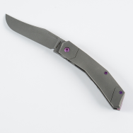 Jack Wolf Knives Bionic Jack Dark Stonewashed 6AL4V Titanium S90V Steel Knife