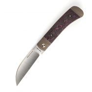 Jack Wolf Knives Diamondback Jack Purple Haze Fat Carbon S90V Pocket Knife