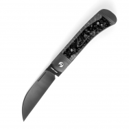 Jack Wolf Knives Diamondback Jack Black Ice Kirinite S90V Pocket Knife