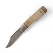 Jack Wolf Knives Gunslinger Green Micarta S90V Stainless Steel Pocket Knife