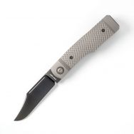 Jack Wolf Knives Gunslinger Titanium S90V Stainless Steel Pocket Knife