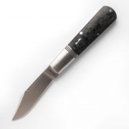 Jack Wolf Knives Gateway Barlow Carbon Fiber Sandvik Stainless Steel Knife