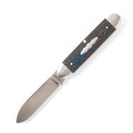 Jack Wolf Knives Gateway Equal End 80s CamoCarbon Sandvik Steel Pocket Knife