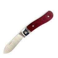 Jack Wolf Knives K9 Jack Red Richlite 154CM Stainless Steel Pocket Knife