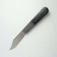 Jack Wolf Knives Primo Jack Barlow Black Linen Micarta S90V Stainless Knife