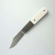 Jack Wolf Knives Primo Jack Barlow White Bone S90V Stainless 1/50 Pocket Knife