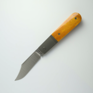 Jack Wolf Knives Primo Jack Barlow Yellow Bone S90V Stainless 1/50 Pocket Knife