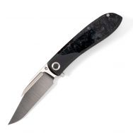 Jack Wolf Knives Scuffle Black Ice Kirinite S90V Stainless Steel Pocket Knife