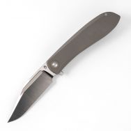 Jack Wolf Knives Scuffle Micro-Milled 6AL4V Titanium S90V Steel Pocket Knife